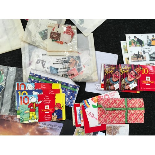 212 - Large Quantity of first day covers, presentation packs, booklets, decimal mint stamps etc