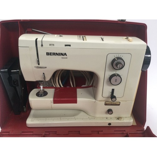 317 - Bernina 830 Record Sewing Machine - top of the range model. This super heavy duty, metal bodied Bern... 