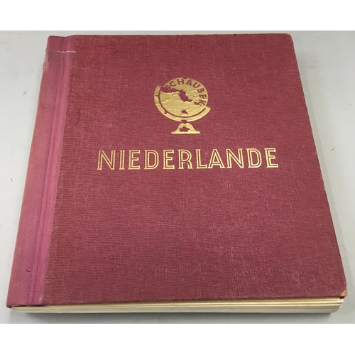 257 - Pink album of Netherland stamps