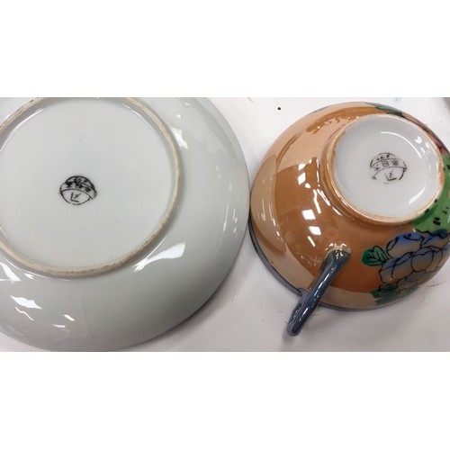 307 - An oriental Noritake tea set.