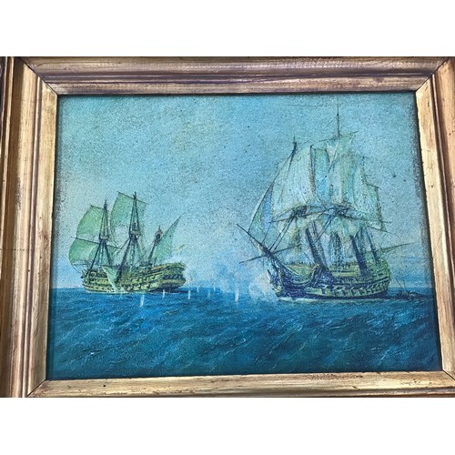 340 - Collection of gilt frame pictures of different genres