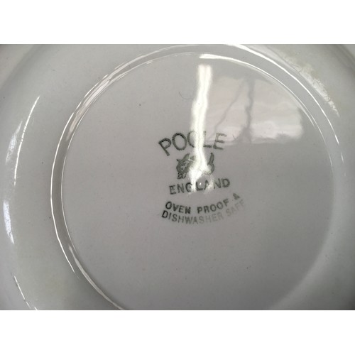 298 - Poole Pottery Chestnut Brown dinnerware together with some by Villeroy & Boch in a similar brown gla... 