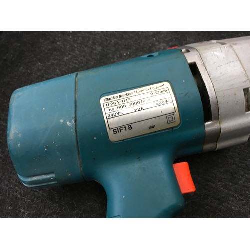 169 - Black & Decker Quattro Power drill in case together with another Black & Decker drill.