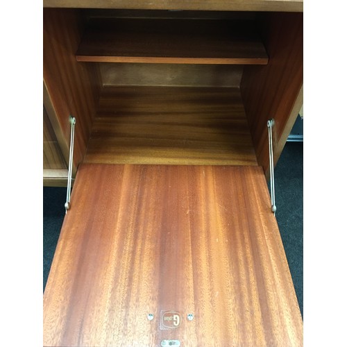 162 - G Plan 1960's low sideboard fitted with alcohol cabinet, four drawers and double width cupboard. Has... 