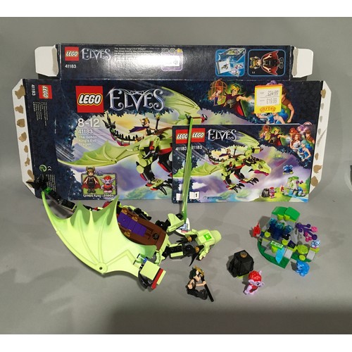 546 - Lego Elves Bundle with boxes and instruction manuals: 41077 Aira’s Pegasus Sleigh, 41074 Azari and t... 