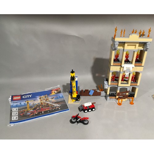 584 - Lego City bundle with boxes and instruction manuals to include 60003 Fire Emergency, 7286  Prisoner ... 