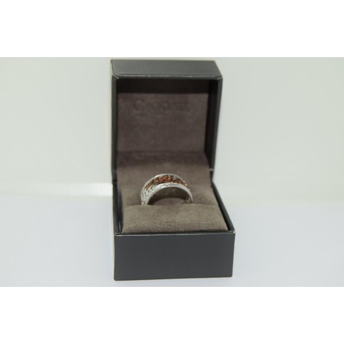40 - Original Clogau Welsh gold and silver ring boxed size M