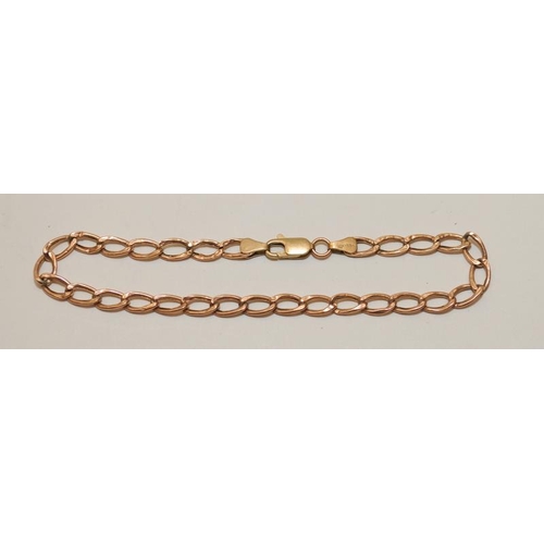 52 - 9ct gold bracelet (8