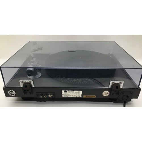 450 - SANSUI SR-525 DIRECT DRIVE TURNTABLE. Vintage Electronics Audio Record Player. Very Nice Pre-owned C... 