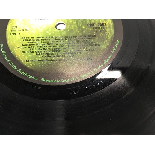 49 - THE BEATLES LP 'THE WHITE ALBUM'. Here we have a low numbered edition on Apple Records numbered slee... 