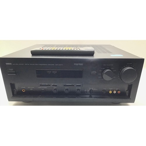 451 - YAMAHA AMPLIFIER. DSP-A2070 7.1 Channel 100 w/c, Audio Processor Amplifier complete with remote cont... 