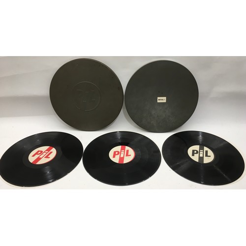 21 - PIL PUBLIC IMAGE LTD. METAL BOX 1.  Metal Box is a UK triple LP in a round tin. This is a fine examp... 