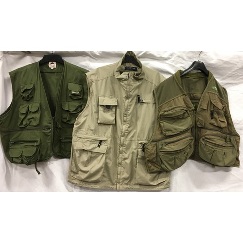 7 - 3 adult fishing vests / gilets. Regatta size xl, Wynnster Fisher size xxl and Orvis size xl. All in ... 