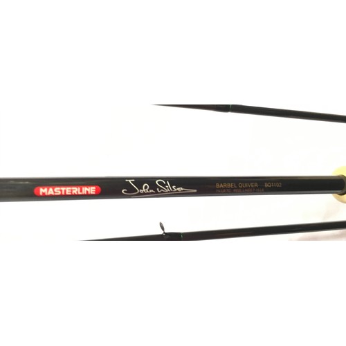 14 - Top quality Masterline John Wilson Barbel Quiver BQ1102 fishing rod. 11' standard rod with 2' extens... 