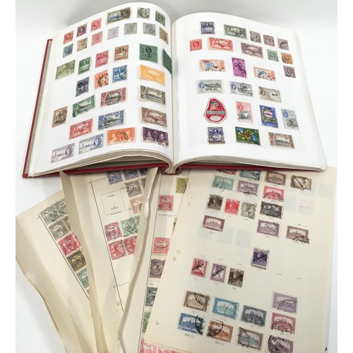 51 - Stockbook of Commonwealth / world stamps plus a number of loose sheets