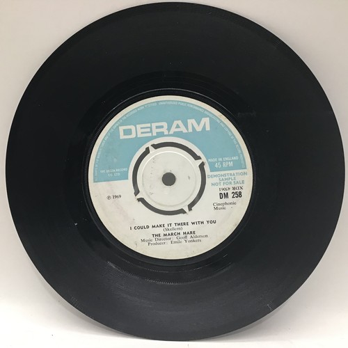 109 - THE MARCH HARE - ‘I COULD MAKE IT THERE WITH YOU’ PROMO 7”.  Released in 1969 on the Deram label No.... 