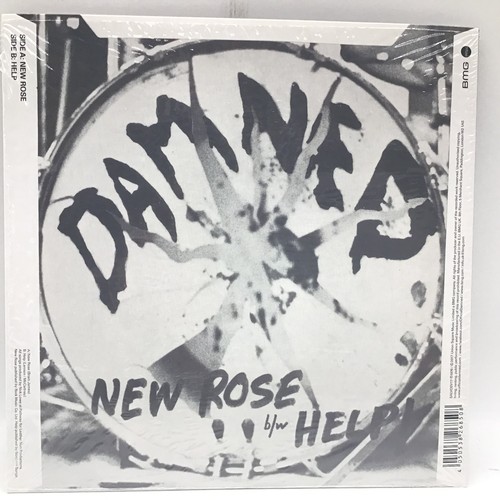 117 - DAMNED ‘NEW ROSE / AMEN’ (LIVE) (40TH ANNIVERSARY ISSUE) 7in RECORD. A 40th anniversary reissue of T... 