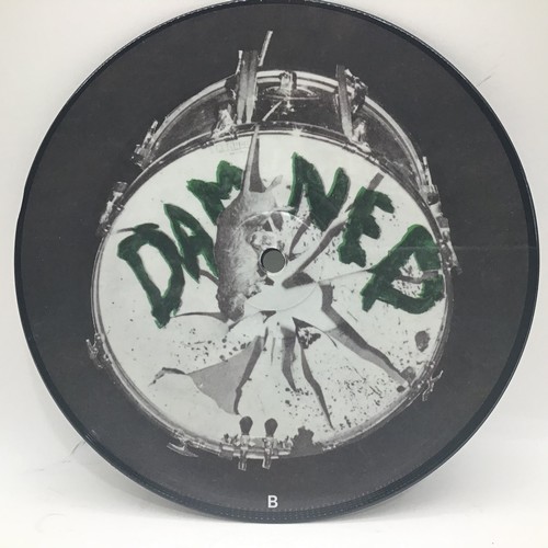 117 - DAMNED ‘NEW ROSE / AMEN’ (LIVE) (40TH ANNIVERSARY ISSUE) 7in RECORD. A 40th anniversary reissue of T... 