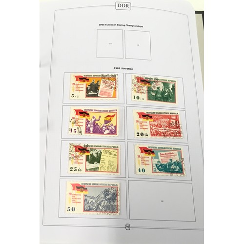 58 - Folder of nicely presented East German stamps