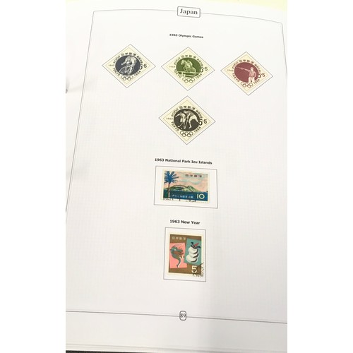 59 - Folder of nicely presented Japan stamps