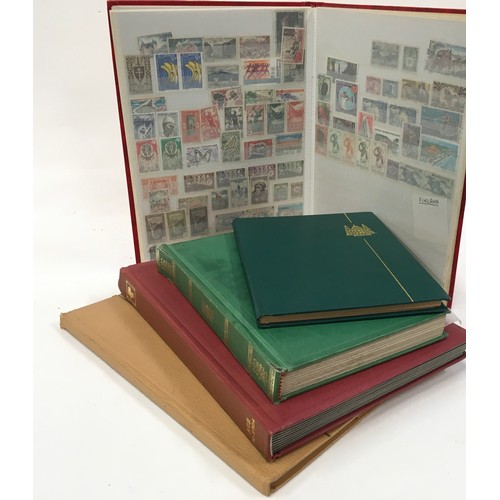 62 - 5 stockbooks containing both GB and world stamps to include a quantity of Penny reds