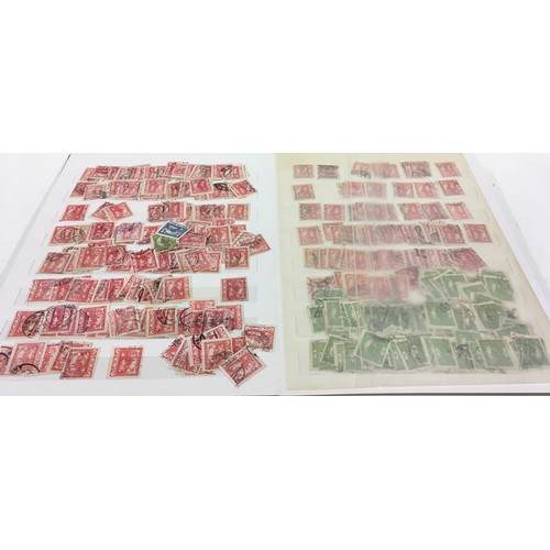 65 - 4 large stockbooks of GB and world stamps to include a  large collection of penny reds
