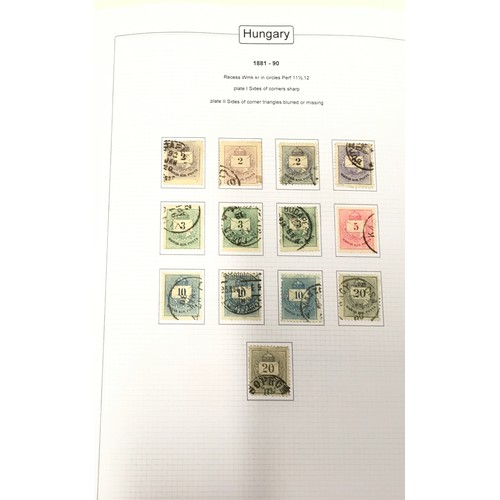 72 - 4 folders of Hungary stamps to include Nazi occupation issues