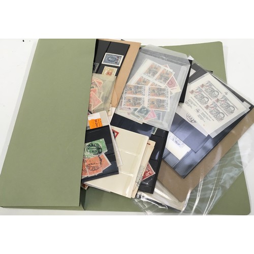 81 - Very large box of loose world stamps. Part sorted into bags and folders