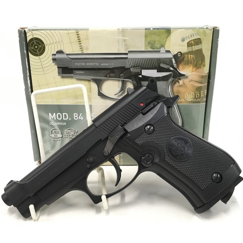 119 - Quality Umarex MOD. 84 FS Beretta air pistol. Excellent condion and boxed. *RESTRICTIONS APPLY. REFE... 