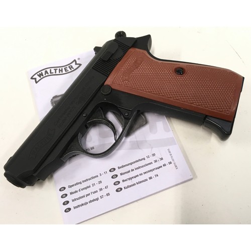 122 - Quality Umarex Walther PPK/S air pistol. In excellent condition and boxed. *RESTRICTIONS APPLY. REFE... 