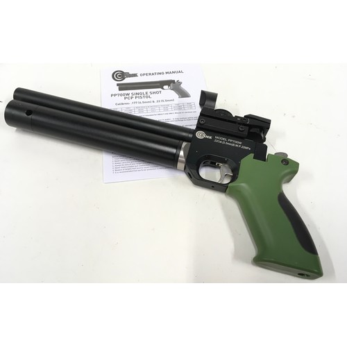 137 - Quality SMK PP700W PCP .177 air pistol. excellent condition and boxed. *RESTRICTIONS APPLY. REFER TO... 