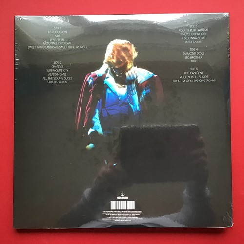 13 - SEALED DAVID BOWIE LP RECORD 'CRACKED ACTOR'. A previously unreleased live recording from Los Angele... 