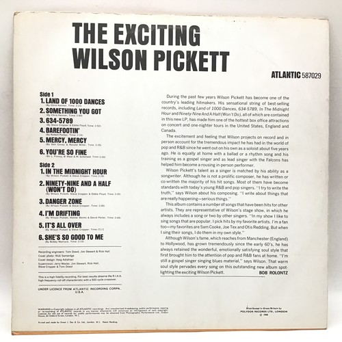 61 - WILSON PICKETT LP RECORD ‘THE EXCITING’. Great soulful album on Atlantic 587029 from 1966 found here... 