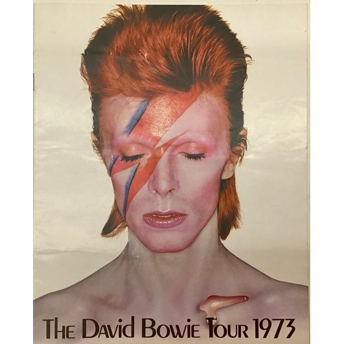 400 - DAVID BOWIE TOUR PROGRAMME. David Bowie UK Tour 1973 -Souvenir Programme with colour photographs, al... 