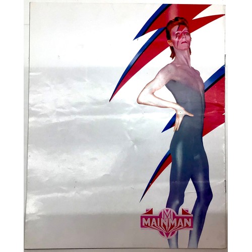 400 - DAVID BOWIE TOUR PROGRAMME. David Bowie UK Tour 1973 -Souvenir Programme with colour photographs, al... 