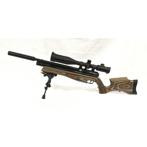 117 - Quality Air Arms S510 Ultimate Sporter air rifle with fitted MTC Genesis LR 5-20x50 scope. Comes in ... 