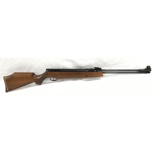 130 - Vintage Webley Eclipse MK1 .22 under lever air rifle in good condition. Comes in quality canvas gun ... 