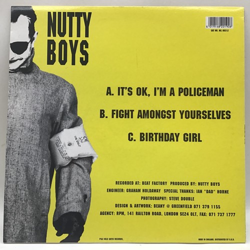 75 - NUTTY BOYS 12” SINGLE. ‘It’s Ok, I’m A Policeman’ Scarce Original UK Pressing in Picture Sleeve and ... 