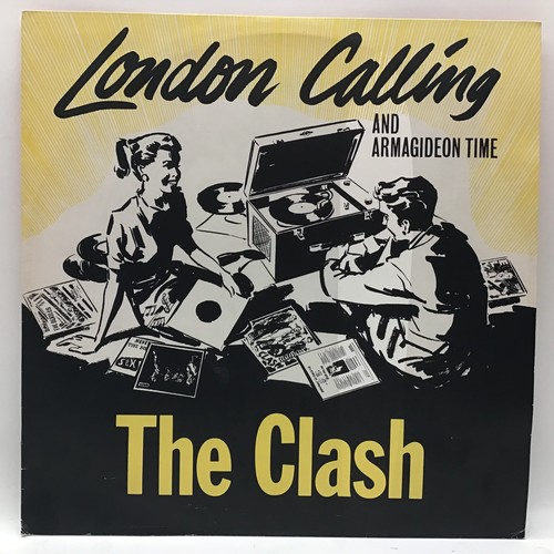 76 - THE CLASH - LONDON CALLING 12” SINGLE.  Original UK first pressing 12