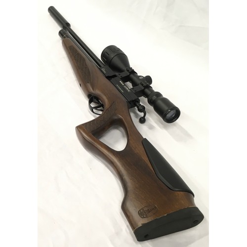 134 - Quality BSA Ultra XL air rifle with fitted Nikko Stirling 4-12x50 AO Mountmaster scope. C/w carry ba... 