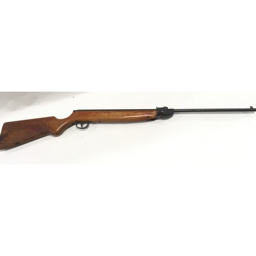 99 - Vintage break barrel air rifle. O/all length 44