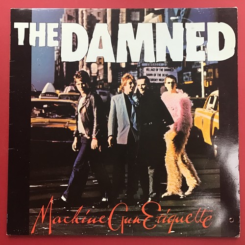 64 - THE DAMNED 'MACHINE GUN ETIQUETTE' LP RECORD. Fantastic copy of this 1st press released vinyl from t... 