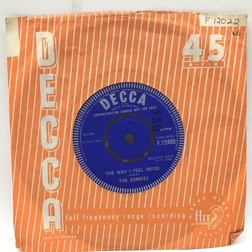 103 - THE ZOMBIES 7” ‘GOTTA GET A HOLD ON MYSELF’ DECCA DEMO. Here we have a first pressing of the rare 7 ... 