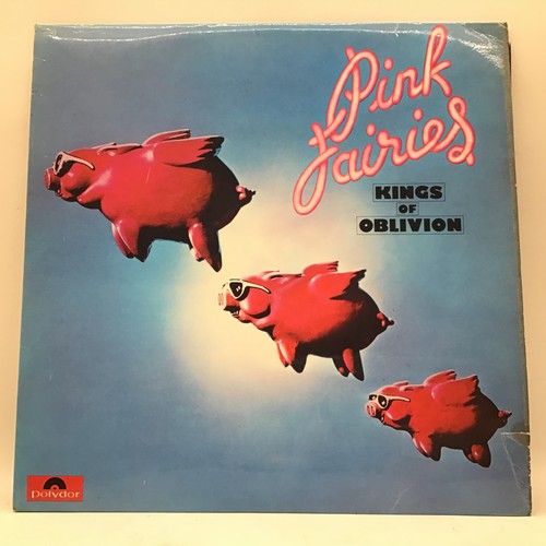 36 - PINK FAIRIES VINYL LP 'KINGS OF OBLIVION'. Original 1973 press of this great record on Polydor 2383-... 