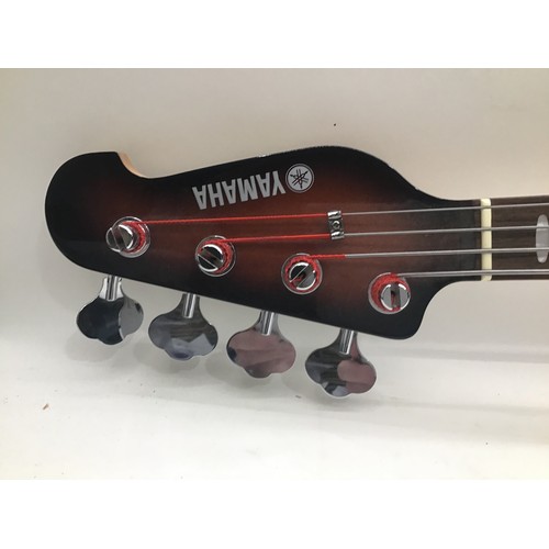 436 - YAMAHA BASS GUITAR. 4 string bass model ref BB614 with 3 band equaliser complete with carry case. re... 