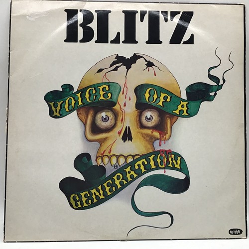 81 - BLITZ  LP ‘VOICE OF A GENERATION’. Punk album here on Future Records from 1982 and in VG+ condition.