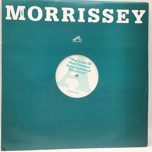 44 - MORRISSEY DEMO / PROMO 12” VINYL SINGLE RECORD. Here on HMV Records No. 12 POP 1620 we have ‘The Las... 