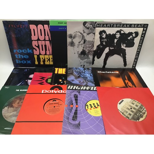 382 - BOX OF ROCK AND POP 12” SINGLES. Artist’s here include - Luther Vandross - Pet Shop Boys - The Alarm... 