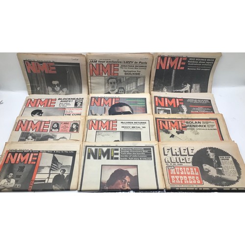 399 - BOX OF NEW MUSIC EXPRESS MAGAZINES. Nice collection here mainly in great condition from the year 197... 