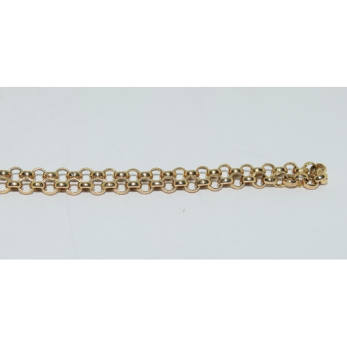 460 - 9ct gold neck chain 46cm long